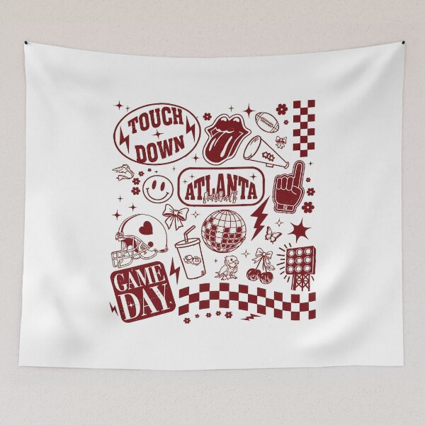 Item preview, Atlanta Football Game Day Retro Vibes designed and sold by KirklandSchnitz.