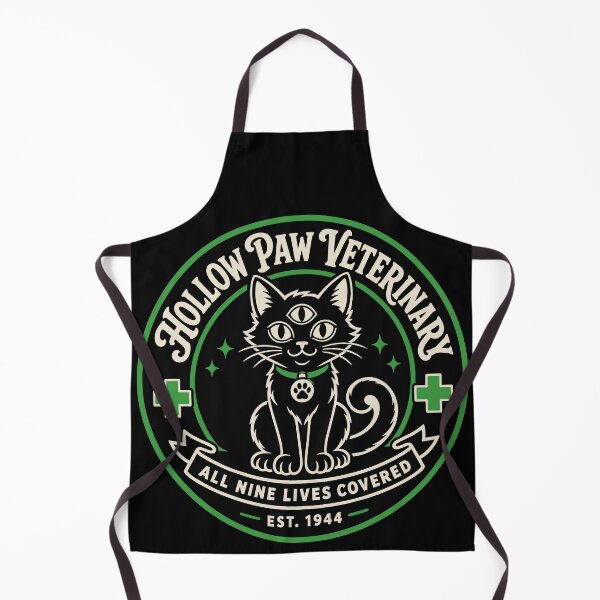 Item preview, Halloween Hollow Paw Veterinary Three Eyed Cat Horror designed and sold by Uglyandcute.