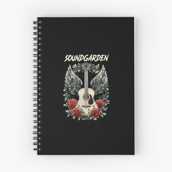 Item preview, Soundgarden Guitar Wings Roses Rock Band designed and sold by KarolannMayert.