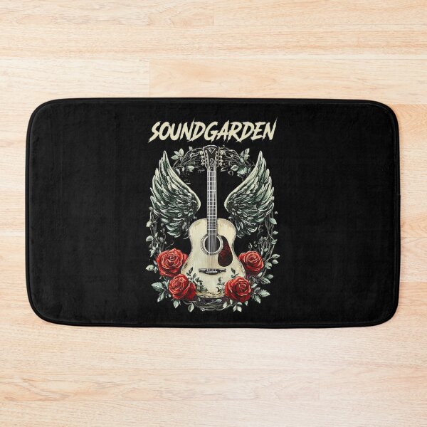 Item preview, Soundgarden Guitar Wings Roses Rock Band designed and sold by KarolannMayert.