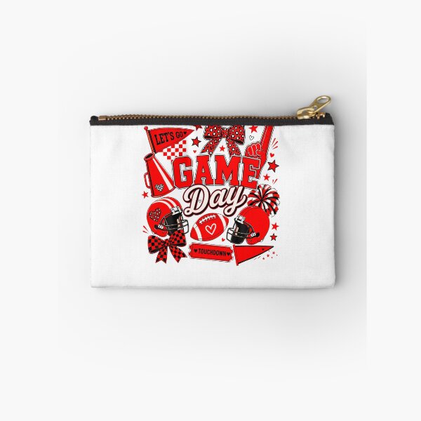 Item preview, Game Day Football Season Black  Red Cheer Kids Women Men designed and sold by Pider-Vampire.