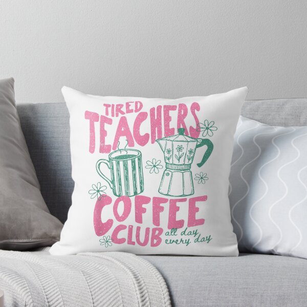Item preview, Vintage Preppy Tired Teachers Coffee Club Summer Vacation T-Shirt designed and sold by KTY-NUSS.