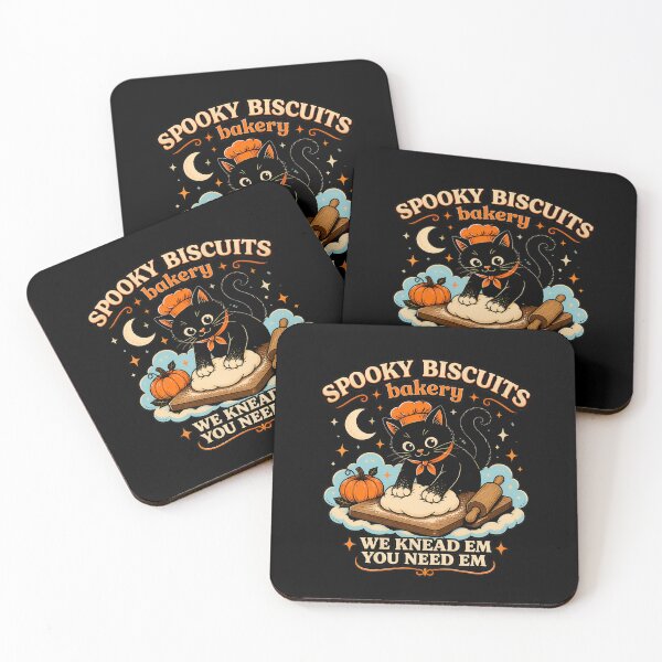 Item preview, Retro Funny Spooky Biscuits Club Cat Lovers Pastry Halloween designed and sold by Astravia-Arts.