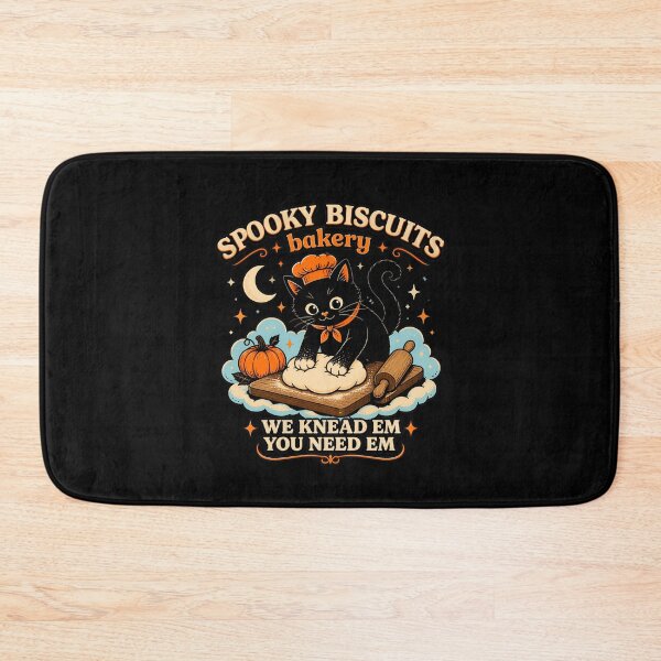 Item preview, Retro Funny Spooky Biscuits Club Cat Lovers Pastry Halloween designed and sold by Astravia-Arts.