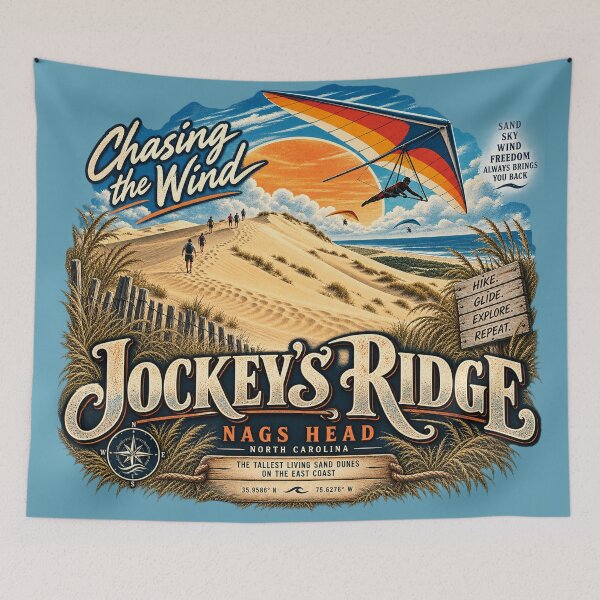 Item preview, Jockey’s Ridge Chasing the Wind designed and sold by The Coastal Route.