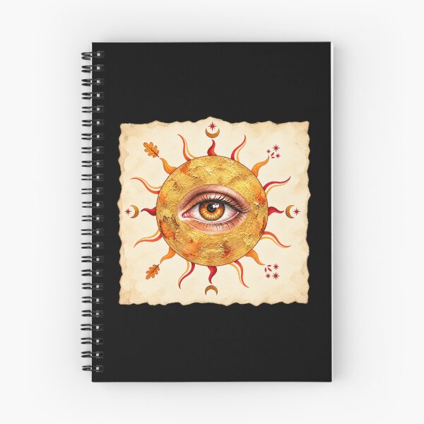 Item preview, Mystical Eye Sun – Golden Celestial Eye, Sacred Geometry Inspired Occult Vintage Astrology Art designed and sold by MrDev.