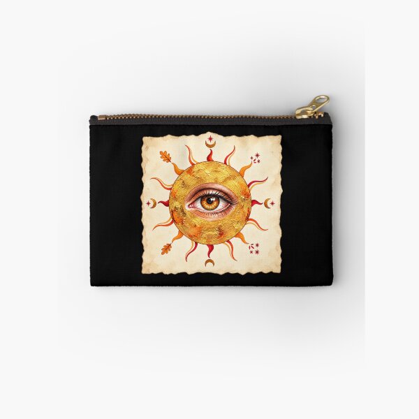 Item preview, Mystical Eye Sun – Golden Celestial Eye, Sacred Geometry Inspired Occult Vintage Astrology Art designed and sold by MrDev.