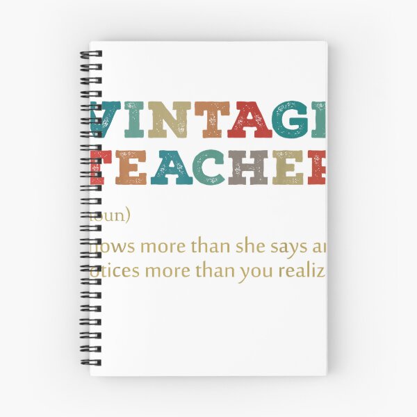 Item preview, Vintage Teacher Knows More Than She Says Outfit Definition T-Shirt designed and sold by gidget-gadget.