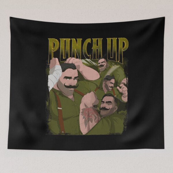 Item preview, Retro Punch Up Vintage Anime Fighter  designed and sold by GraceMaci23192.
