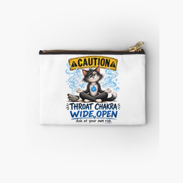 Item preview, Throat Chakra Wide Open – Funny Chakra Energy Healing Spiritual Humor designed and sold by 11-Designs.
