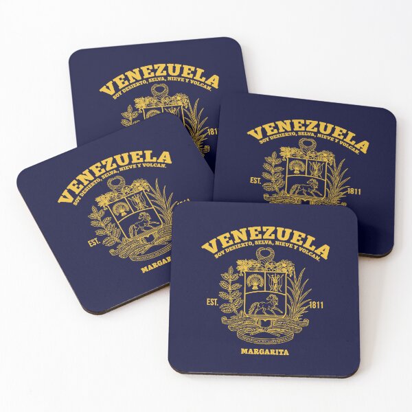 Item preview, Venezuela Vintage Heritage Crest – Venezuelan Pride & Margarita Classic Emblem designed and sold by Dreamsvector Art.