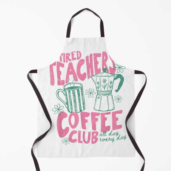 Item preview, Vintage Preppy Tired Teachers Coffee Club Summer Vacation T-Shirt designed and sold by KTY-NUSS.
