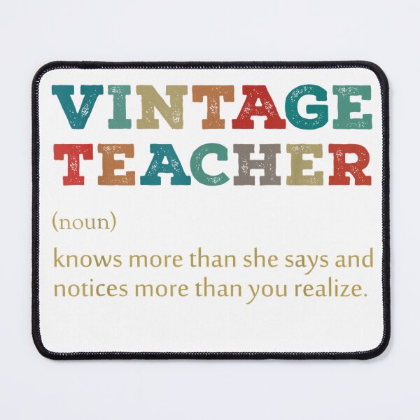 Item preview, Vintage Teacher Knows More Than She Says Outfit Definition T-Shirt designed and sold by gidget-gadget.