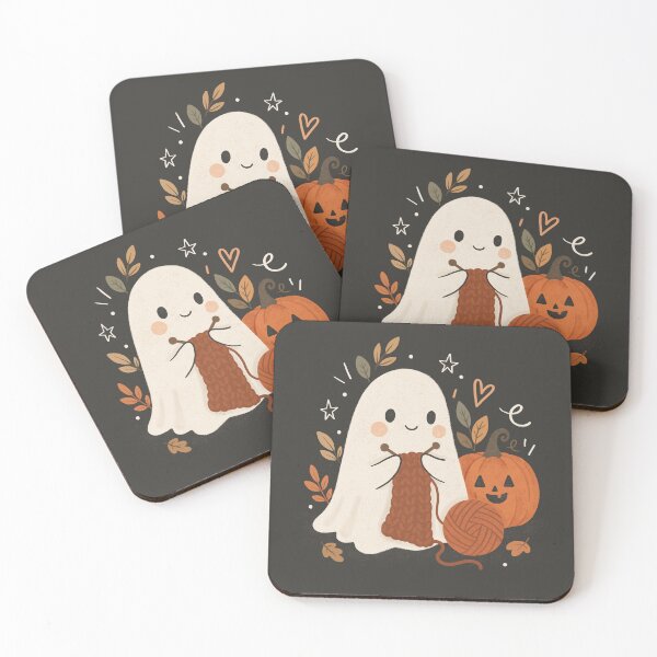 Item preview, Cute knitting Halloween Ghost designed and sold by OHBOY! Handmade.