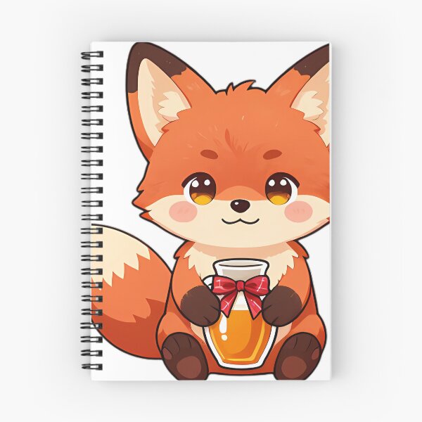 Item preview, Cute Red Fox Kit with Rustic Spiced Apple Cider Jug designed and sold by pumsquare.