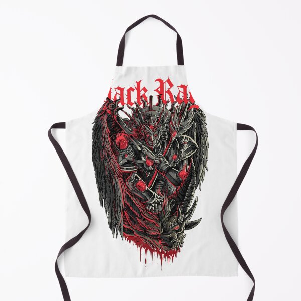 Item preview, Black Rage Winged Warrior Over Skull designed and sold by SEAHOSFOR.