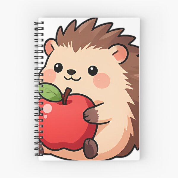 Item preview, Cute Hedgehog Hugging Giant Honeycrisp Apple designed and sold by pumsquare.