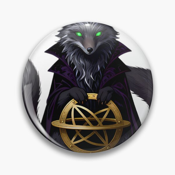 Item preview, Gothic Shadow Fox Astrologer designed and sold by IllumeInk.