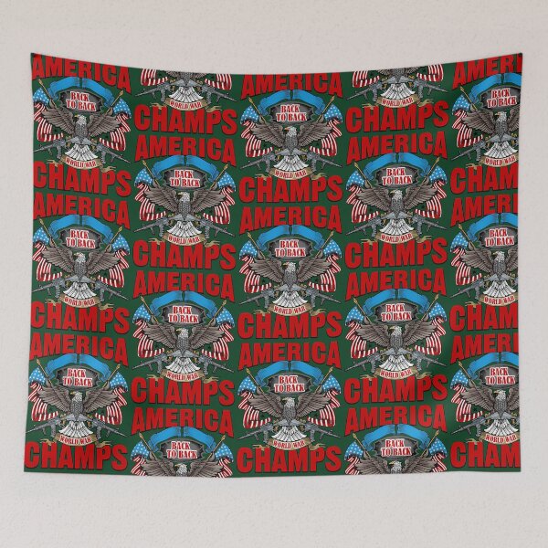 Item preview, America Back To Back World War Champs - American Army T-Shirt By Fanityprint 33 designed and sold by Noxzay.