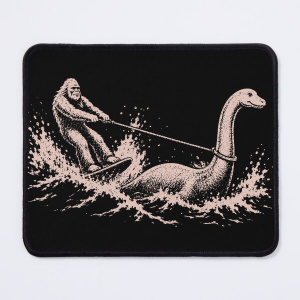 Item preview, Funny Cryptid Shirt Bigfoot Loch ness Monster Boop designed and sold by PugPuppyLife.