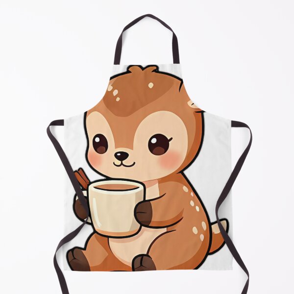 Item preview, Cute Baby Fawn Hugging Steaming Spiced Cider Mug designed and sold by pumsquare.