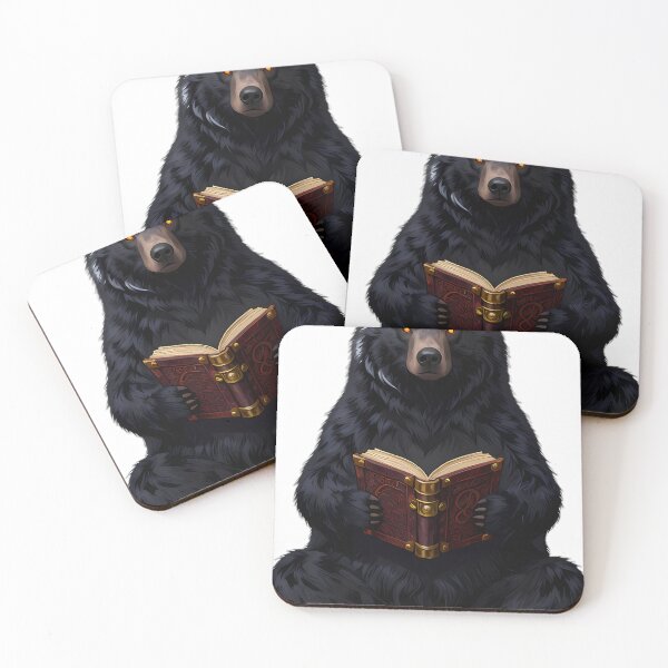 Item preview, Gothic Black Bear Guardian designed and sold by IllumeInk.
