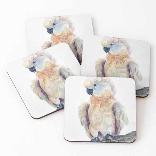 Item preview, White parrot designed and sold by YueZArt.