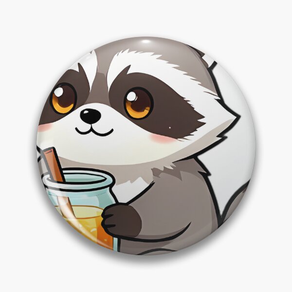 Item preview, Cute Chubby Raccoon with Farmhouse Mason Jar Apple Cider designed and sold by pumsquare.