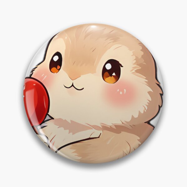 Item preview, Cute Holland Lop Bunny with Glossy Candied Toffee Apple designed and sold by pumsquare.