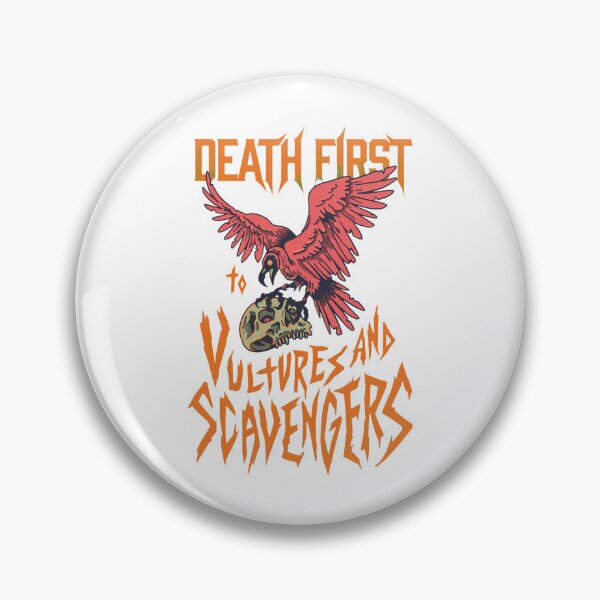 Item preview, Death First Vultures Scavengers Bird Skull designed and sold by SEAHOSFOR.