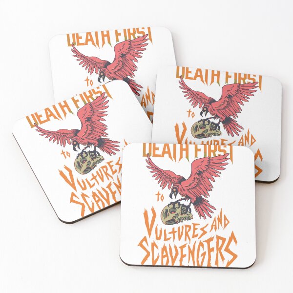 Item preview, Death First Vultures Scavengers Bird Skull designed and sold by SEAHOSFOR.