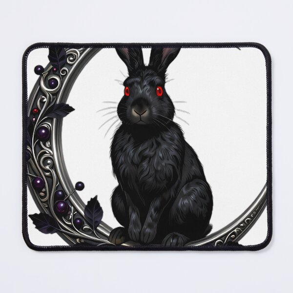Item preview, Gothic Black Hare Moon Scout designed and sold by IllumeInk.