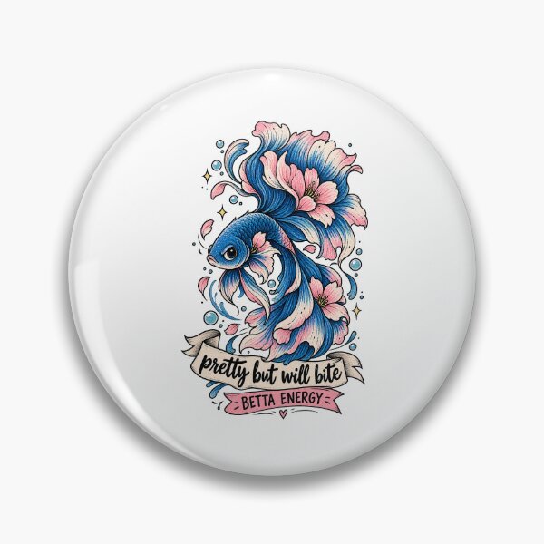 Item preview, Pretty Betta Fish Will Bite designed and sold by tollaru.
