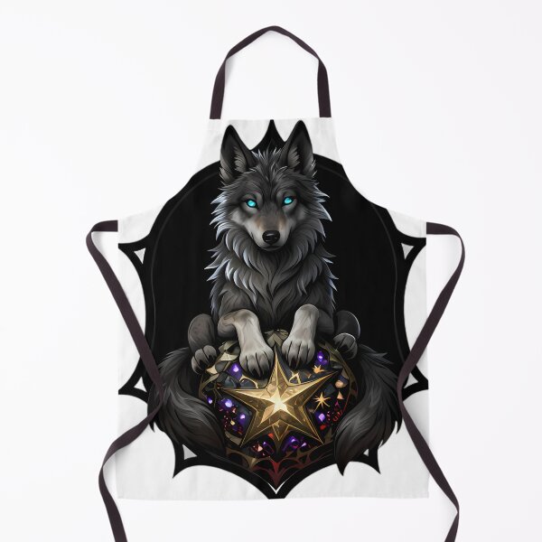 Item preview, Gothic Wolf Pup Star Seeker designed and sold by IllumeInk.