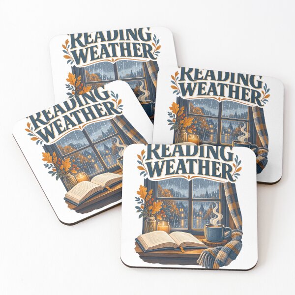 Item preview, Reading Weather Rainy Day Book Lover Design designed and sold by ys96.