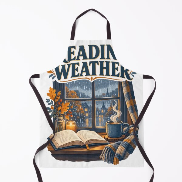 Item preview, Reading Weather Rainy Day Book Lover Design designed and sold by ys96.