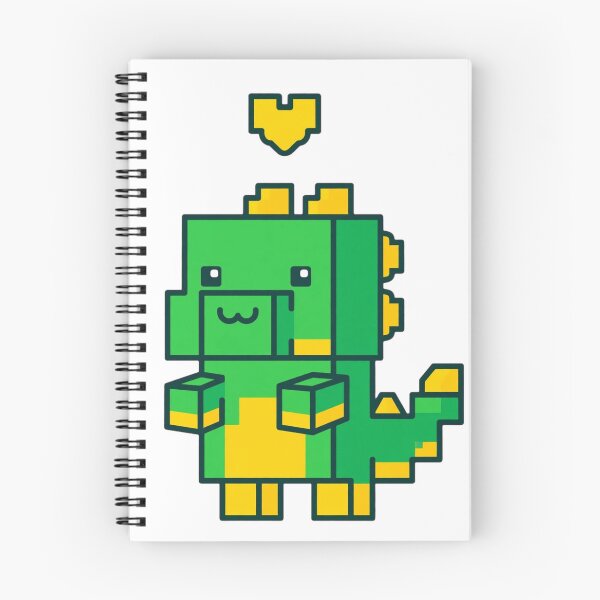 Item preview, Blocky Pet Dragon designed and sold by GeeklyShirts.