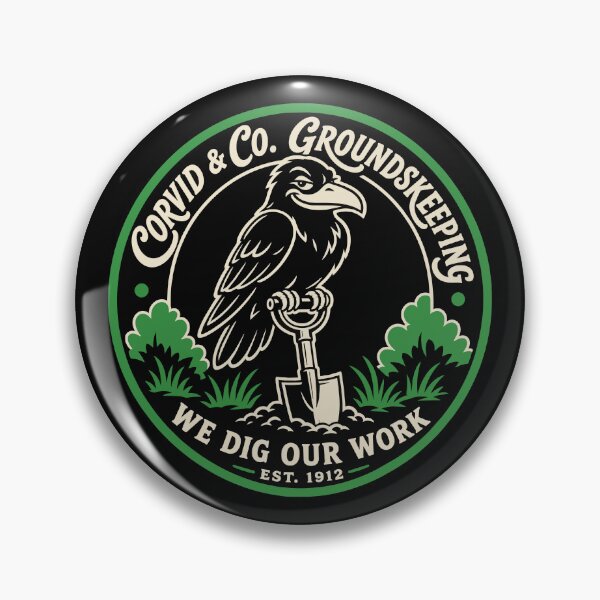 Item preview, Halloween Corvid And Co Groundskeeping Raven Shovel Dark Humor designed and sold by Uglyandcute.