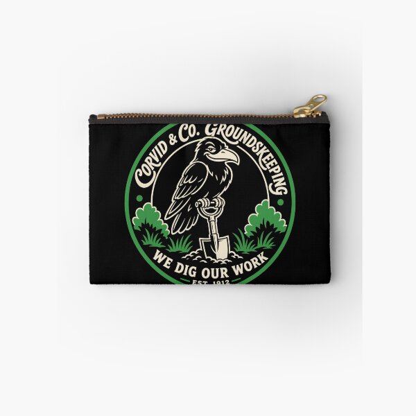 Item preview, Halloween Corvid And Co Groundskeeping Raven Shovel Dark Humor designed and sold by Uglyandcute.