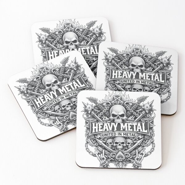 Item preview, Heavy Metal United In Metal Crest  designed and sold by SEAHOSFOR.