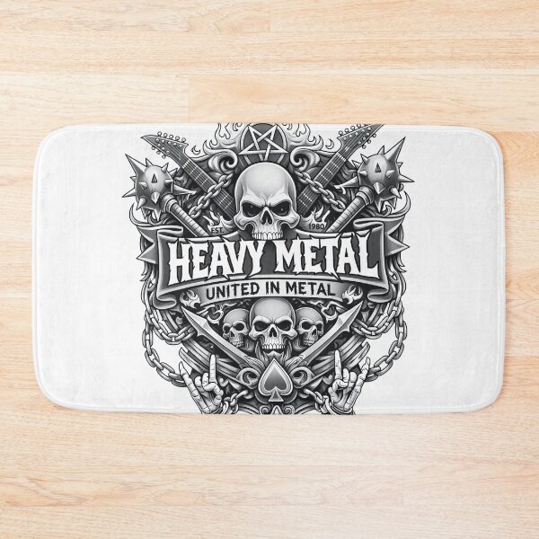 Item preview, Heavy Metal United In Metal Crest  designed and sold by SEAHOSFOR.