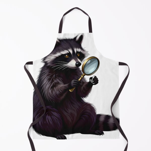 Item preview, Gothic Midnight Raccoon Scavenger designed and sold by IllumeInk.