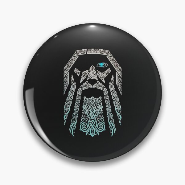 Item preview, Odin Knotwork Norse Mythology Viking Eye designed and sold by ANNEINGTON.
