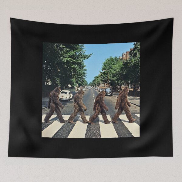 Item preview, Bigfoot Road – Vintage Retro Sasquatch Crossing designed and sold by Swanny's Custom T-shirt and Gift Designs.
