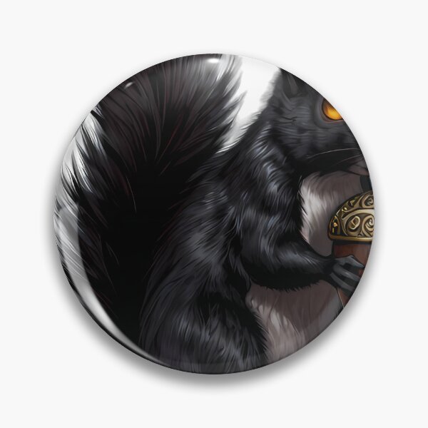 Artikelvorschau, Gothic Black Squirrel Stashkeeper entworfen und verkauft von IllumeInk.