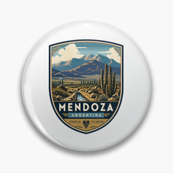 Item preview, Mendoza Argentina Tierra Del Sol Y Del Buen Vino Travel Souvenir Wine Region designed and sold by Star3NowForMe.