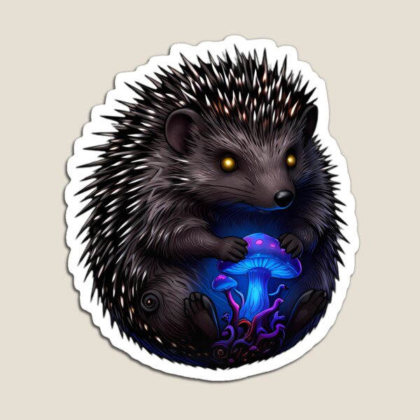 Item preview, Gothic Bramble Hedgehog Wanderer designed and sold by IllumeInk.