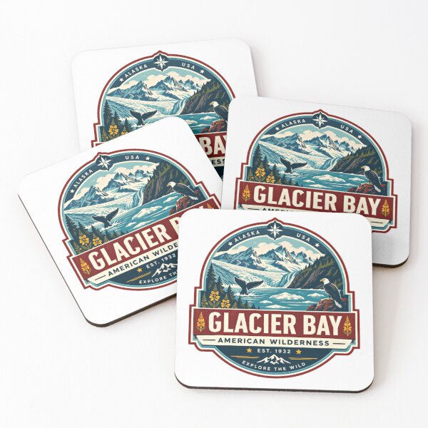 Item preview, Glacier Bay American Wilderness Alaska USA National Park Travel Explore The Wild Souvenir designed and sold by Simsimah26Parks.