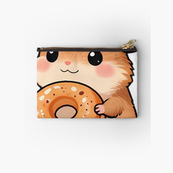 Item preview, Cute Wood Mouse Hugging Spiced Apple Cider Donut designed and sold by pumsquare.