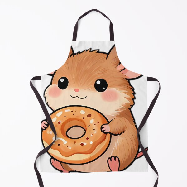 Item preview, Cute Wood Mouse Hugging Spiced Apple Cider Donut designed and sold by pumsquare.